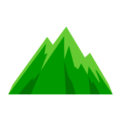 緑の山脈