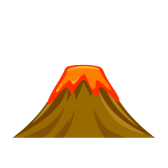 火山の溶岩