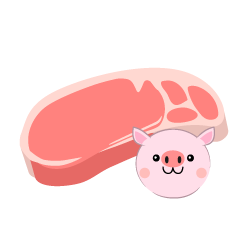 豚肉と豚マーク