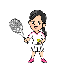 女子テニス選手