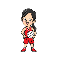 女子バレーボール選手