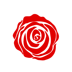 赤色の薔薇の花びら