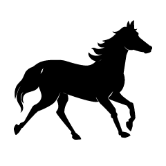 馬シルエット