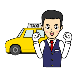 男性タクシードライバー