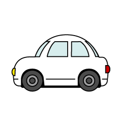 可愛い車の無料イラスト素材 イラストイメージ