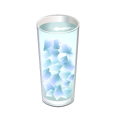 氷の水グラス