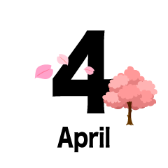 4月（桜の木）