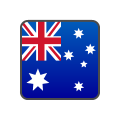 オーストラリア国旗イラストのフリー素材 イラストイメージ