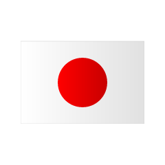 日本国旗 円形 イラストのフリー素材 イラストイメージ