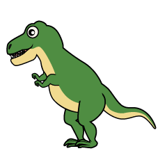 ティラノサウルスキャラクター