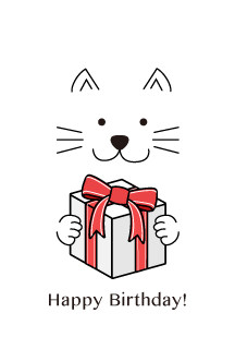 Thank Youする猫の無料イラスト素材 イラストイメージ