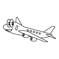 まとめ 飛行機のフリーイラスト素材 イラストイメージ