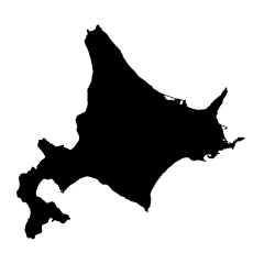 北海道地図の無料イラスト素材 イラストイメージ