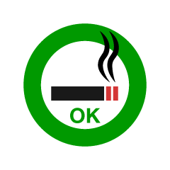 喫煙OKマーク