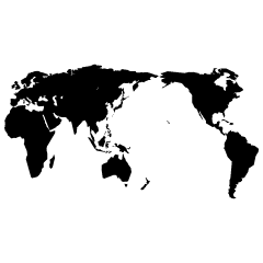 世界地図の無料イラスト素材 イラストイメージ