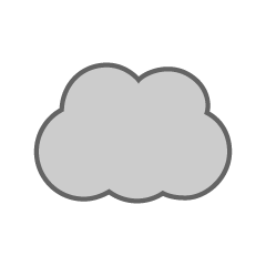 灰色の雲