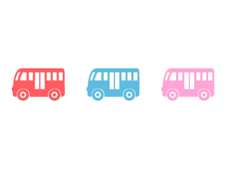 かわいい車のライン線の無料イラスト素材 イラストイメージ