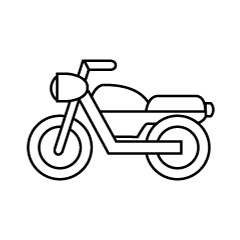 バイク（線画）