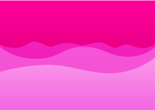 ピンクの波模様