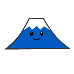 富士山と朝日の無料イラスト素材 イラストイメージ