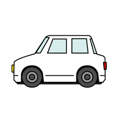 可愛い車の無料イラスト素材 イラストイメージ