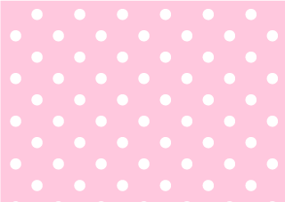 白薄ピンク水玉模様の壁紙