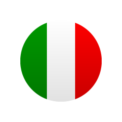 イタリア国旗（円形）