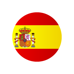 スペイン国旗（円形）