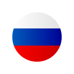 たなびくロシア国旗イラストのフリー素材 イラストイメージ
