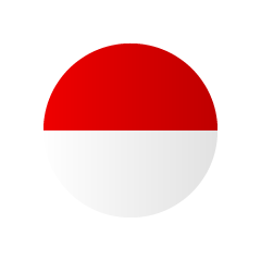 インドネシア国旗（円形）