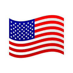 アメリカ国旗キャライラストのフリー素材 イラストイメージ