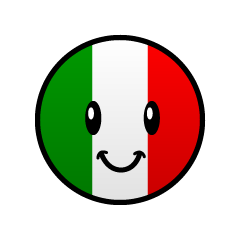 イタリア国旗イラストのフリー素材 イラストイメージ