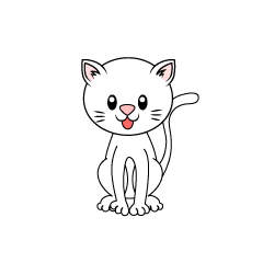 ロイヤリティフリーネコ かわいい イラスト 最高の動物画像