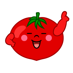 ナンバーワンのトマトキャラ
