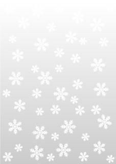 雪の12月文字の無料イラスト素材 イラストイメージ