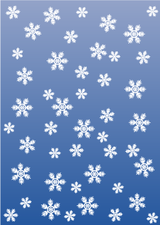 舞い降る雪結晶の背景画像