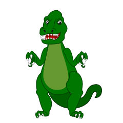 ティラノサウルスのキャラクター