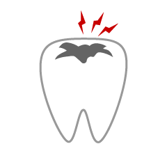 虫歯の歯