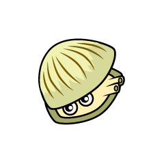貝のキャラクター